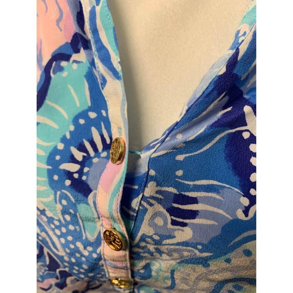 Lilly Pulitzer Blouse Top Size Small - Picture 5 of 5